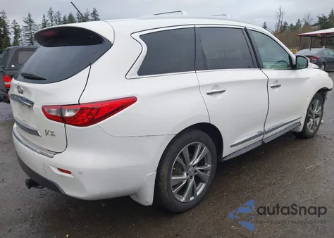 2013 Infiniti Jx35 z USA, uszkodzony, nr VIN 5N1AL0MM2DC340856